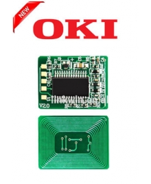 Chip mực máy in Oki C612BK (C612N, C612DN)