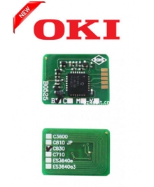 Chip mực máy in Oki C810 (C830n,C810n)