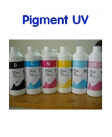 Mực In Pigment UV Màu Đỏ 1 Lít