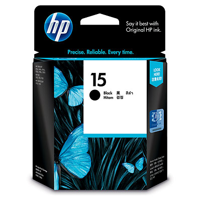 Hộp mực in phun màu HP 15 Black (C6615DA)