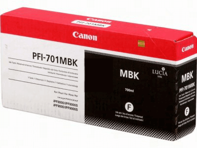 Mực In Phun màu Canon PFI-701MBK Matte Black