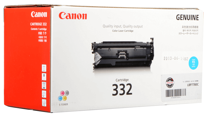 Mực In laser màu Canon 332C Cyan
