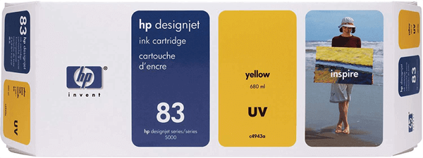 Mực In phun màu HP 83 Yellow (C4943A)