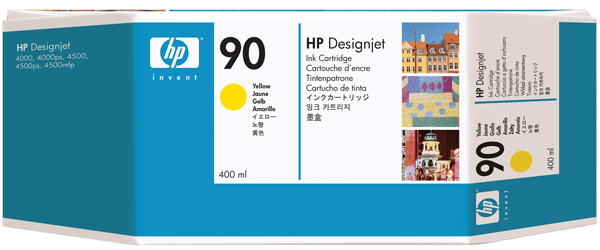Mực In phun màu HP 90 Yellow (C5065A)