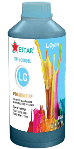 Mực dầu Estar Epson Light Cyan 1 lít (EP-LC0001L)