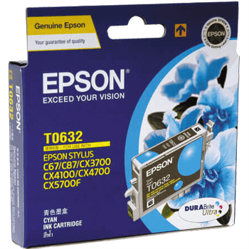 Mực in phun màu Epson T0632 Cyan (T063290)