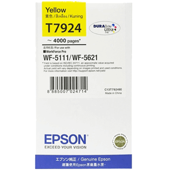Mực in phun màu Epson T7924 Yellow (C13T792490)