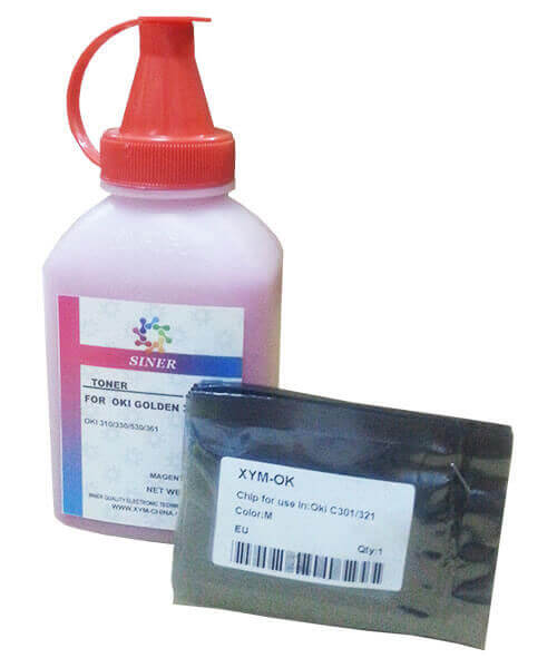 Mực nạp máy in OKI C5850 Magenta