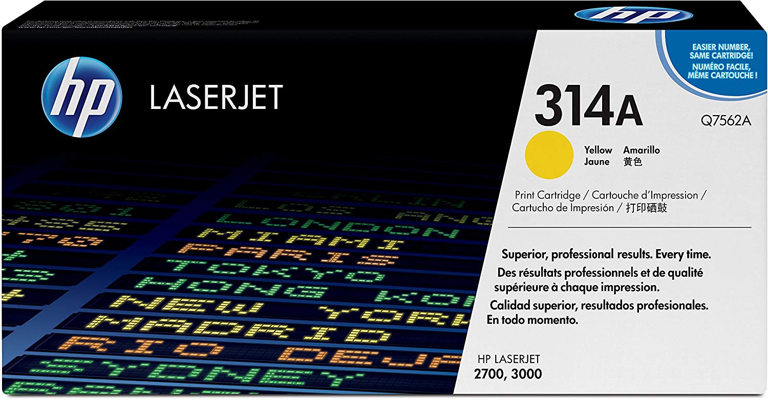 Mực In laser màu HP 314A Yellow (Q7562A)