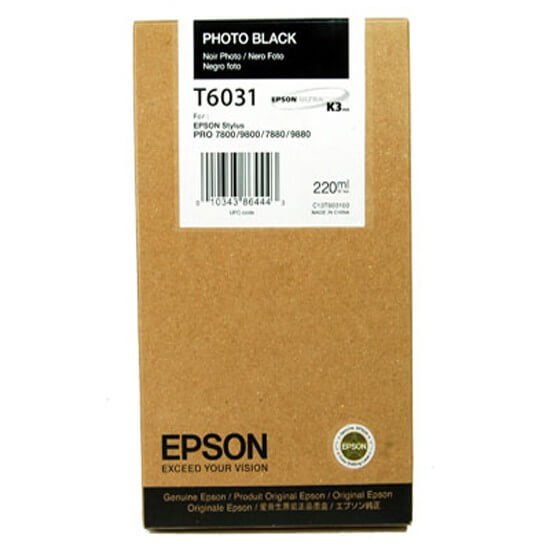 Mực In phun Epson T6031 Photo Black (C13T603100)