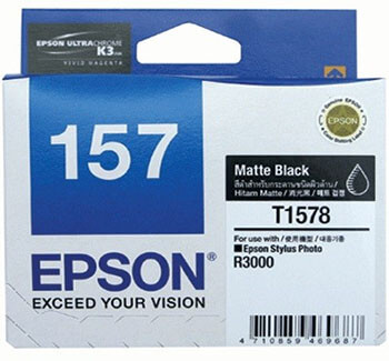 Mực In phun màu Epson 157 Matte Black (T157890)