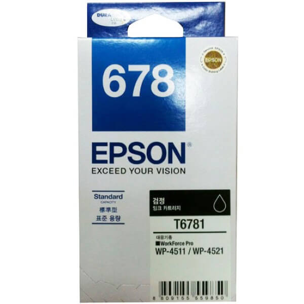 Mực In phun màu Epson 678 Black (T678190)