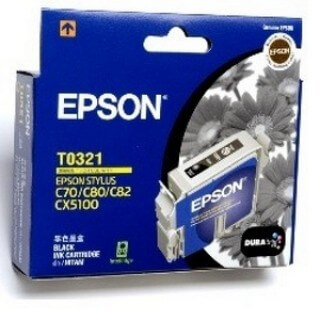 Mực In phun màu Epson Black (T032190)