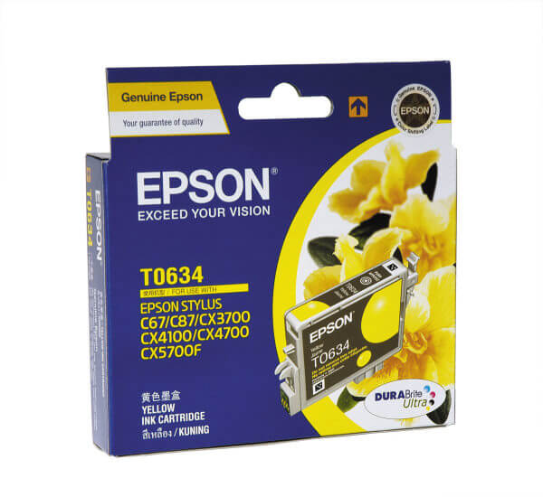 Mực In phun màu Epson T0634 Yellow