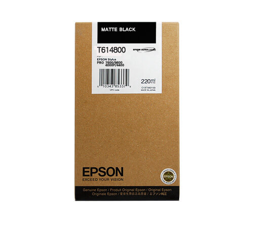 Mực In phun màu Epson T6148 Matte Black (T614800)