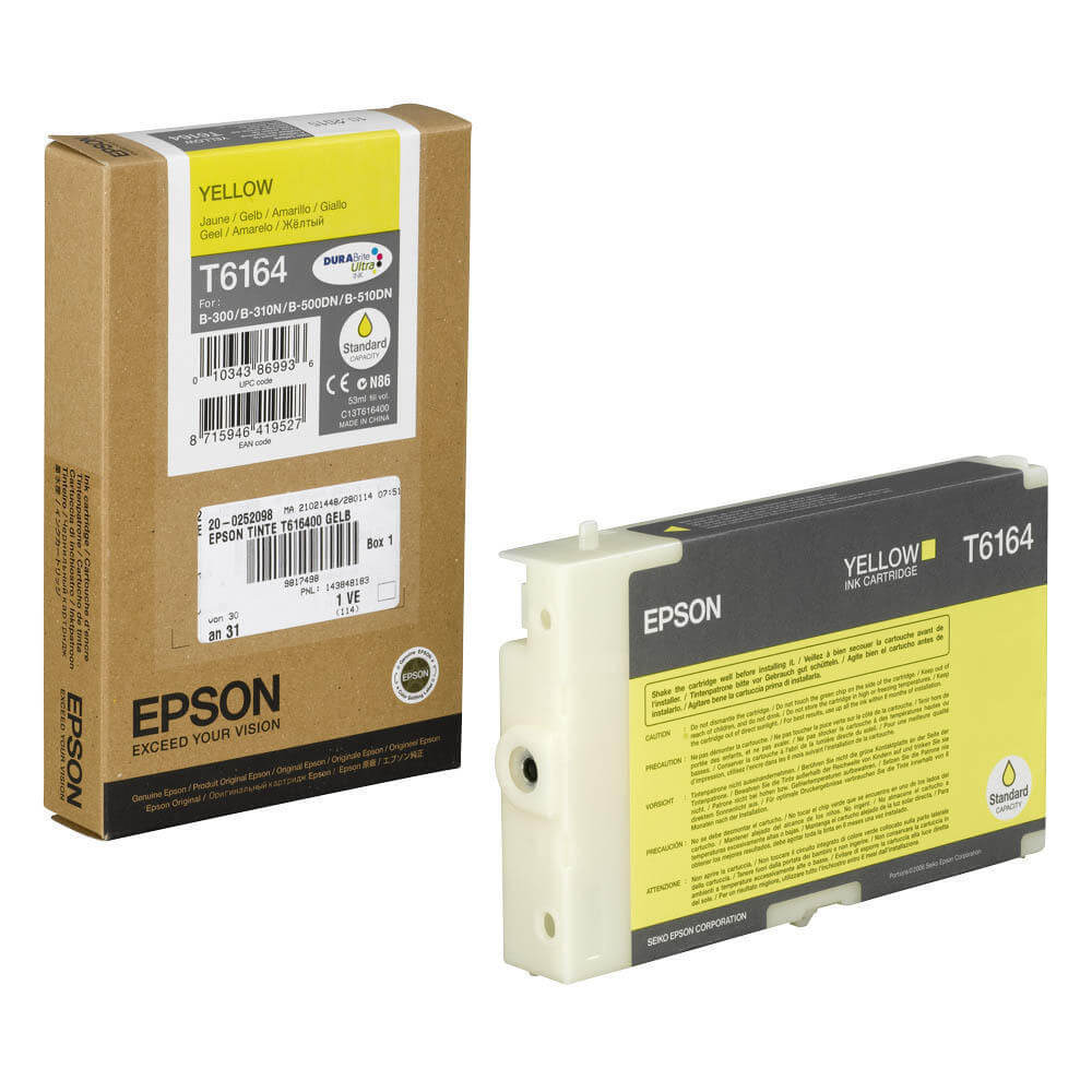 Mực In phun màu Epson T6164 Yellow (T616400)