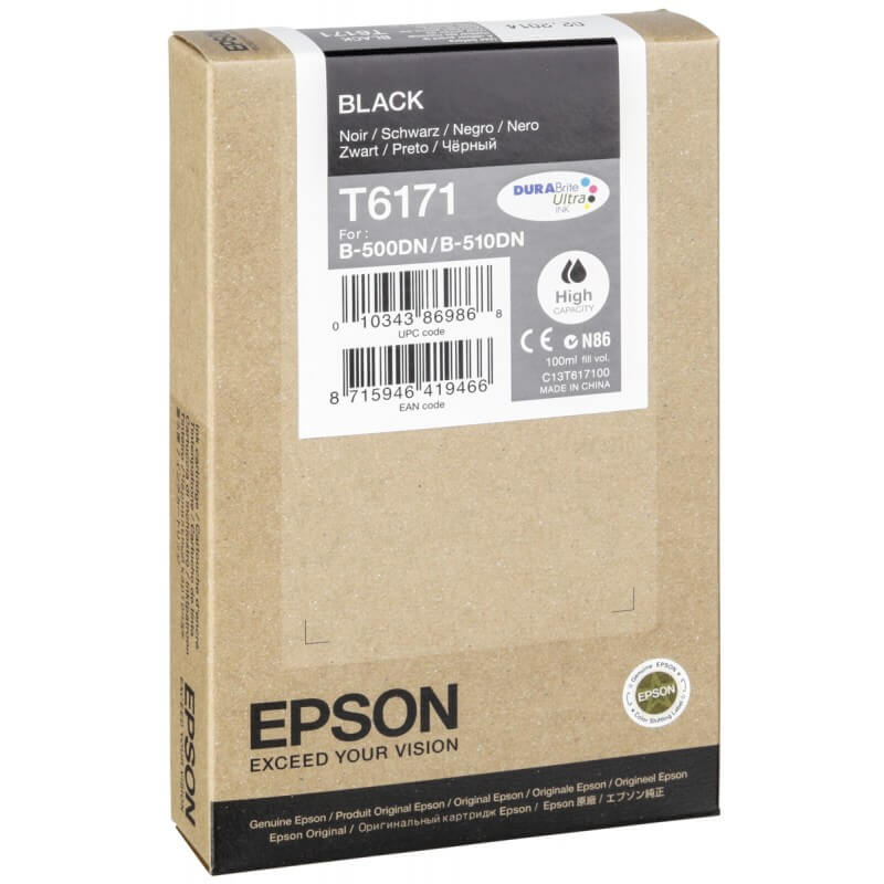 Mực In phun màu Epson T6171 Black (T617100)