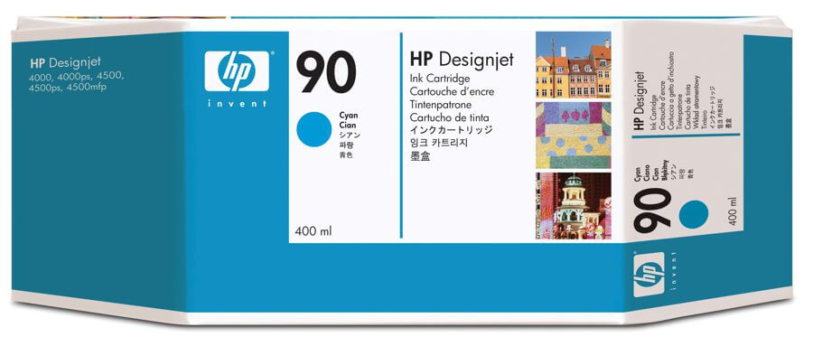 Mực In phun màu HP 90 Cyan (C5061A)