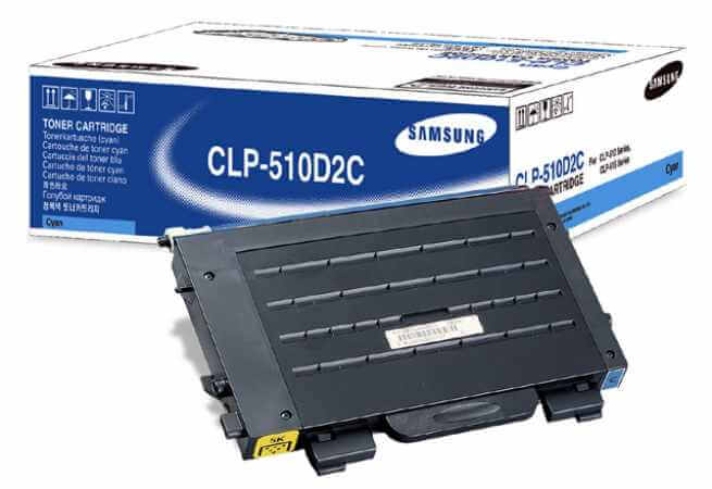 Mực in Laser màu Samsung CLP-510D2C Cyan