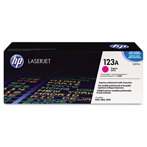 Mực in laser màu HP 123A Magenta (Q3973A)