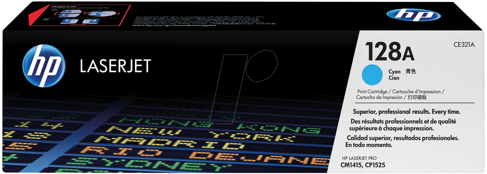 Mực in laser màu HP 128A Cyan (CE321A)