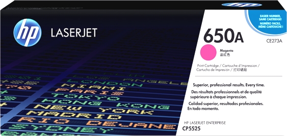 Mực in laser màu HP 650A Magenta (CE273A)