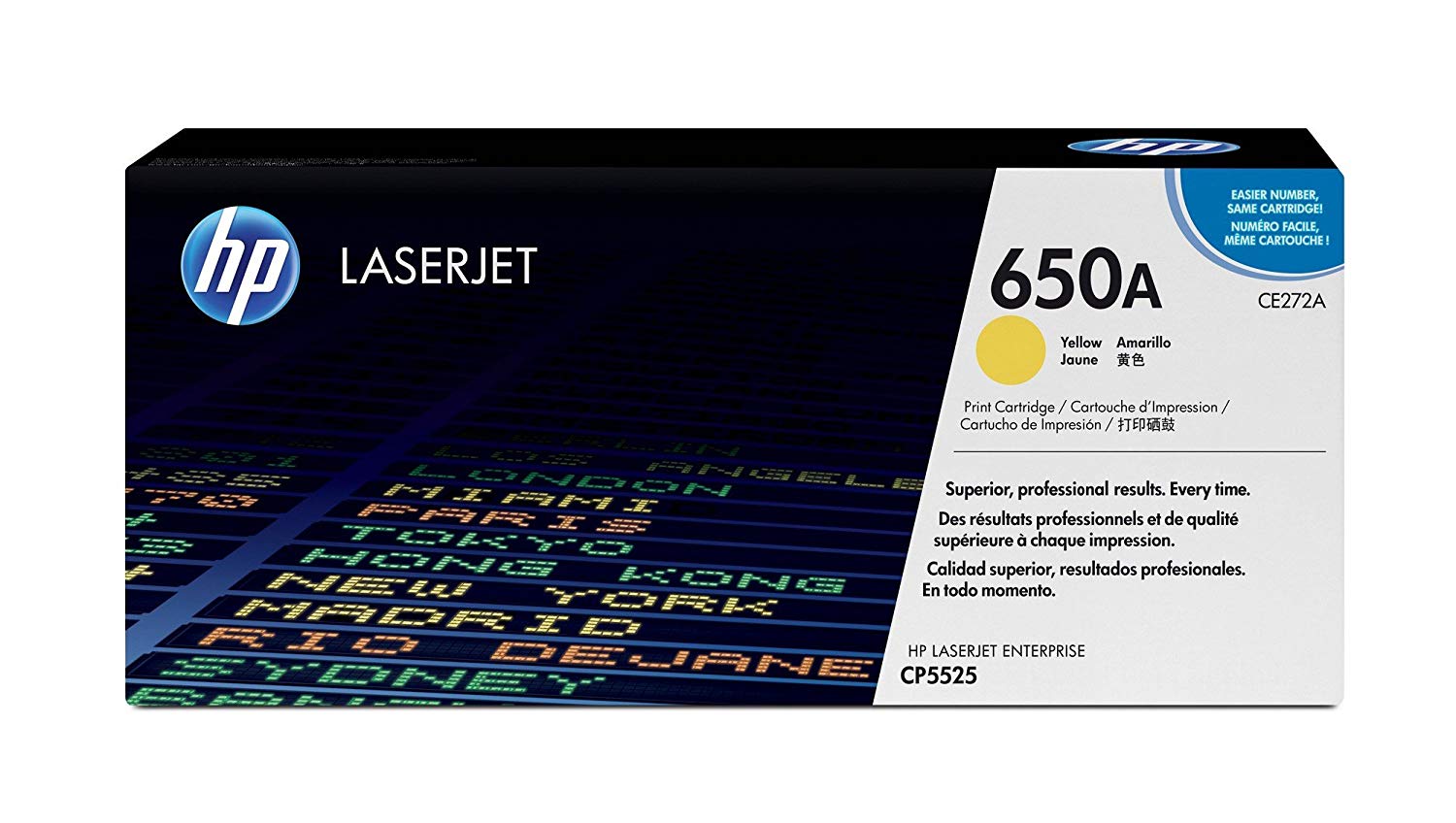 Mực in laser màu HP 650A Yellow (CE272A)