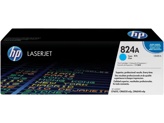 Mực in laser màu HP 824A Cyan (CB381A)