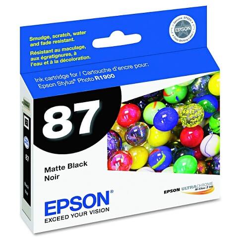 Mực in phun màu Epson 87 Matte Black (T087890)