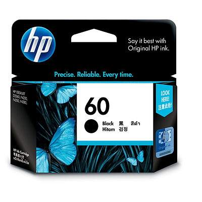 Mực in phun màu HP 60 Black (CC640WA)