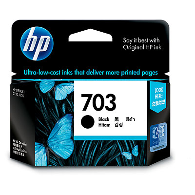 Mực in phun màu HP 703 Black (CD887AA)