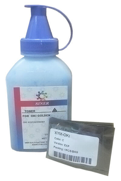 Mực nạp máy in OKI C310 Cyan