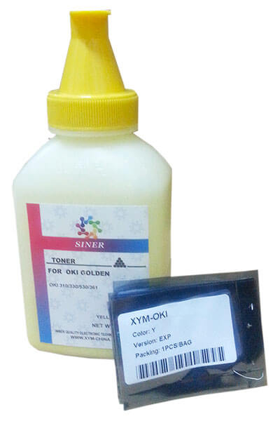 Mực nạp máy in OKI C3300 Yellow