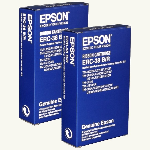 Ribbon mực in Epson ERC-38B/R Black